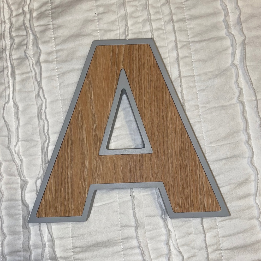 Wall Mounted Monogram “A”